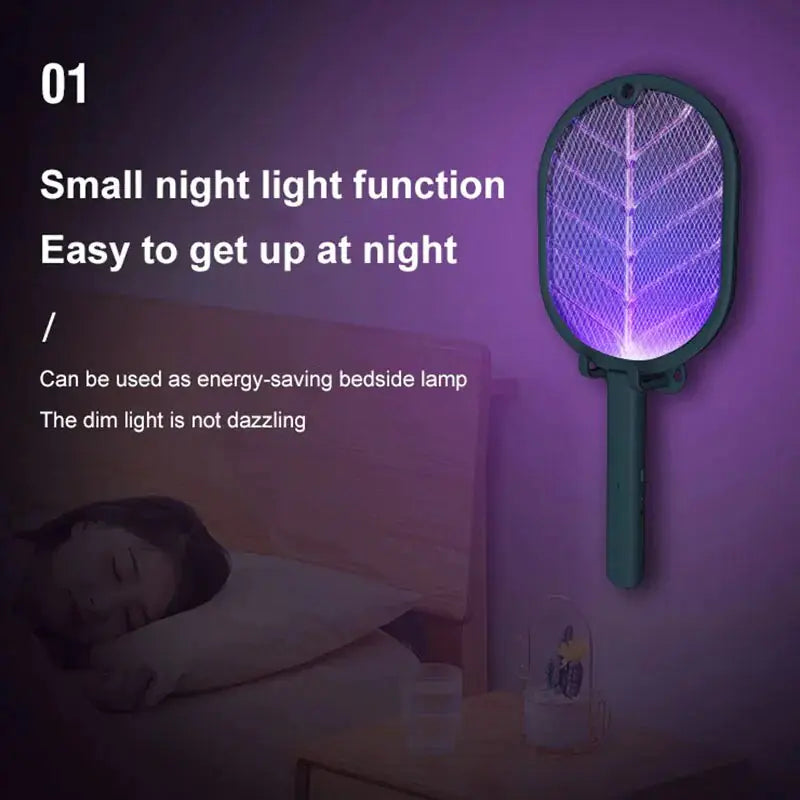 Matamoscas Eléctrico Recargable USB para Mosquitos