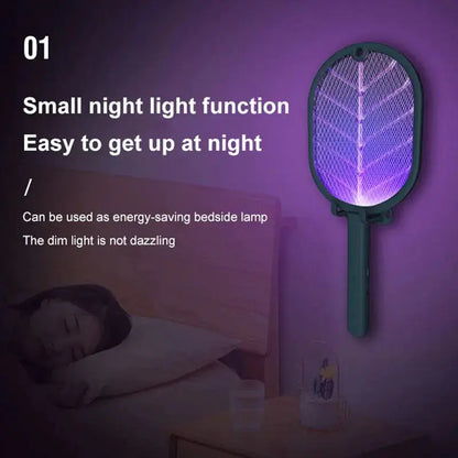 Matamoscas Eléctrico Recargable USB para Mosquitos