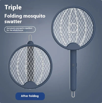 Raqueta Eléctrica Recargable para Mosquitos – Zapper de Insectos de Alta Potencia para el Hogar